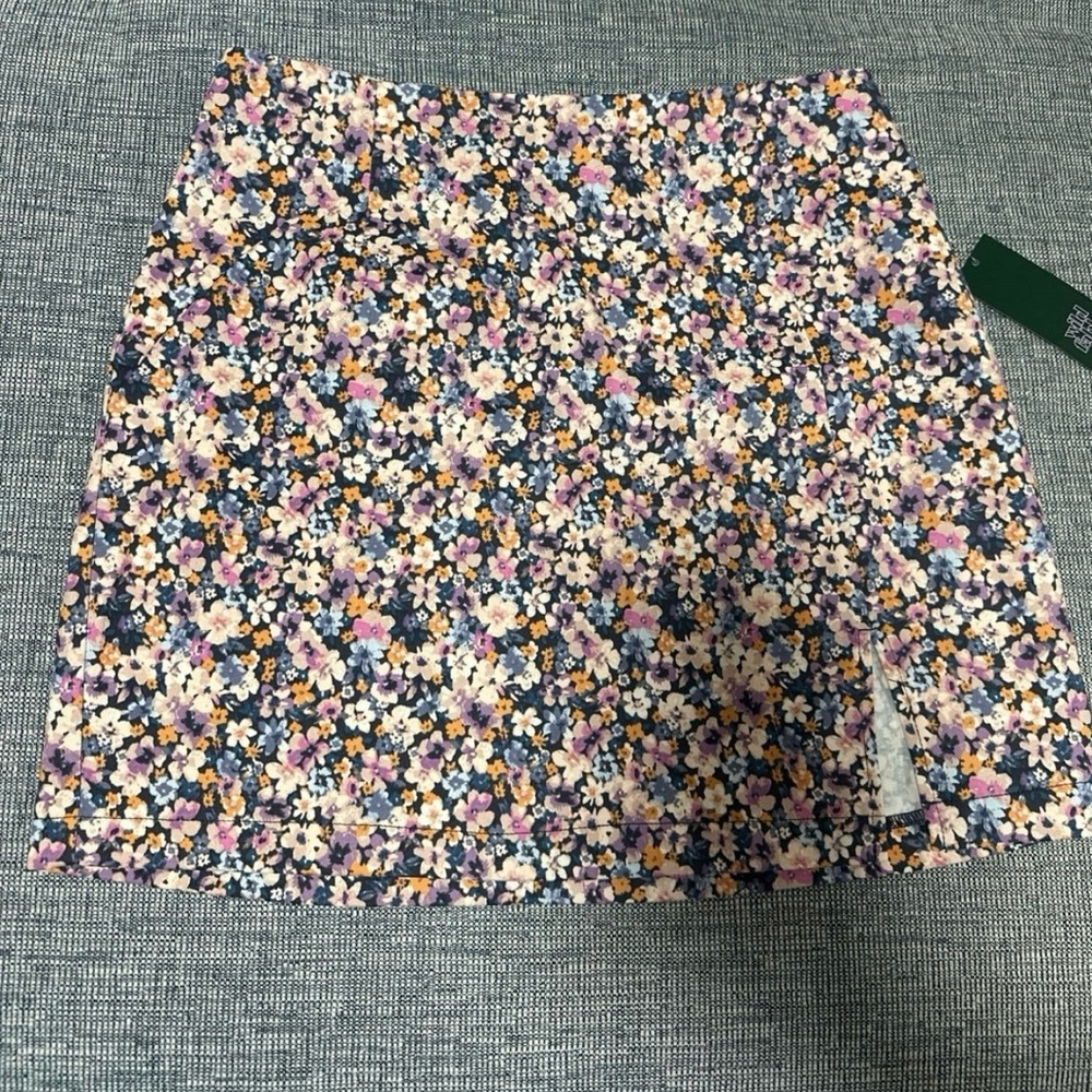 Wild Fable Multicolor Floral Mini Skirt
